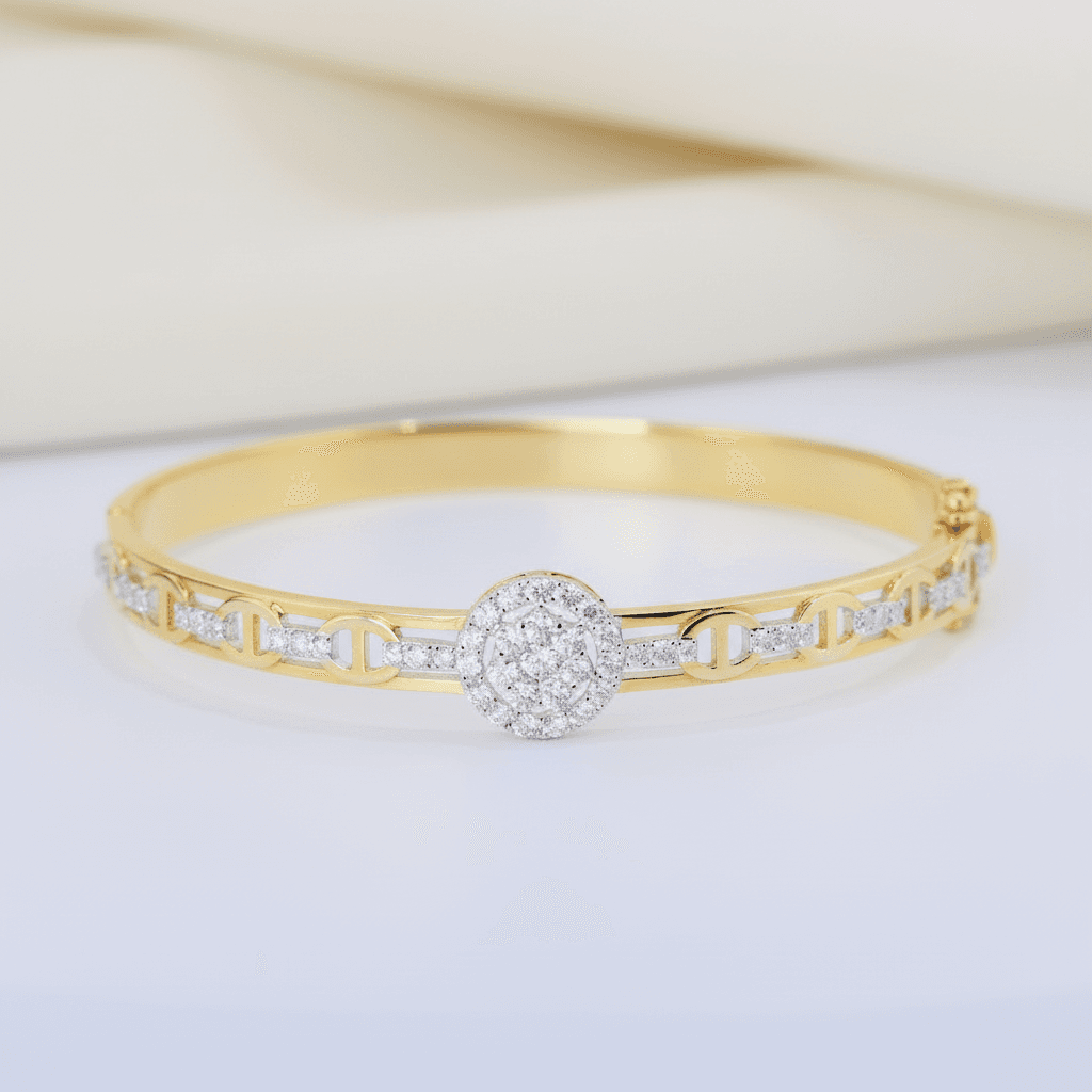 Classic Diamond Bangle — SK006