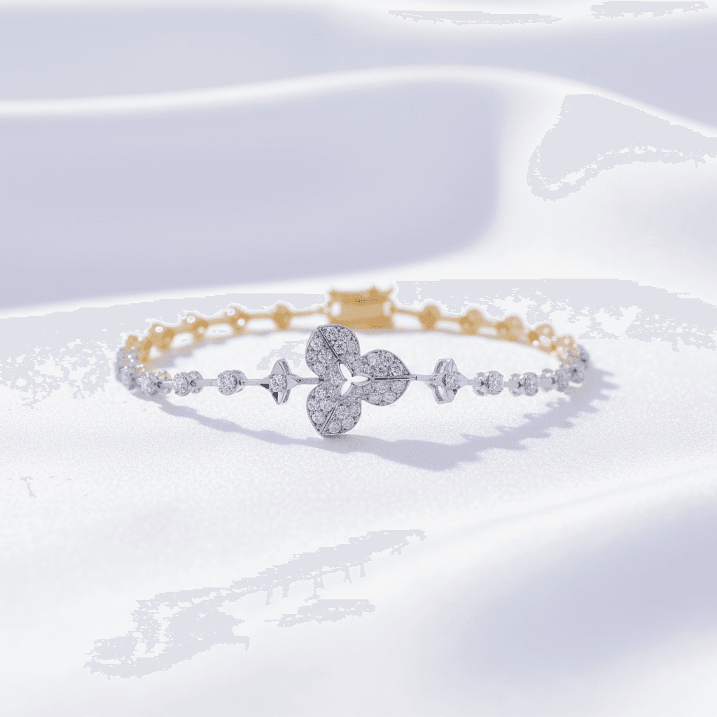 Clover Flower Diamond Bracelet — BR003