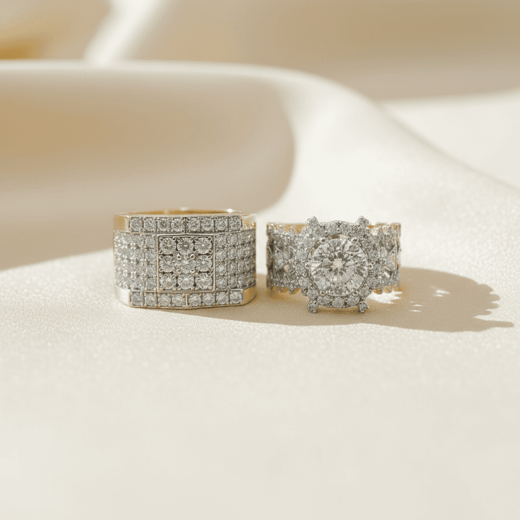 Couple Diamond Ring Set — ER001