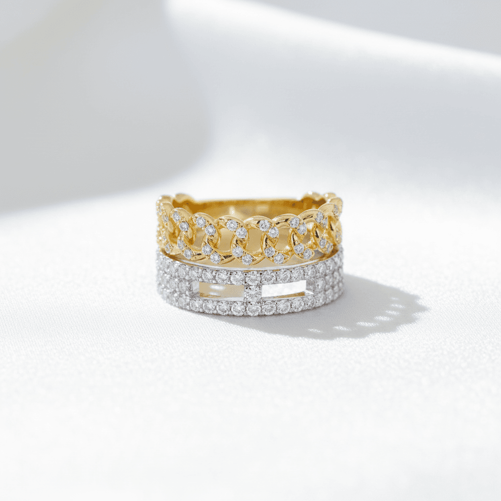 Chain Link Diamond Wide Band — RF0601