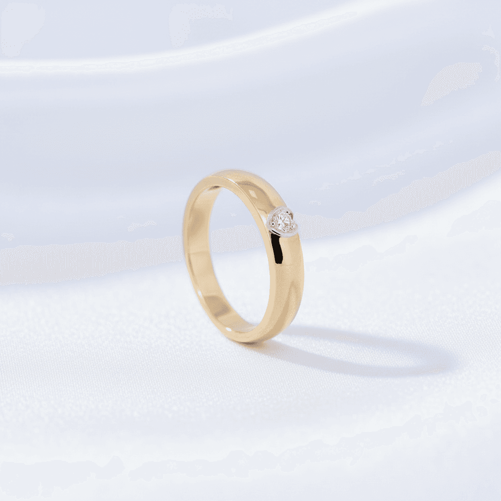 Minimalist Tension Diamond Band Ring — RF0613