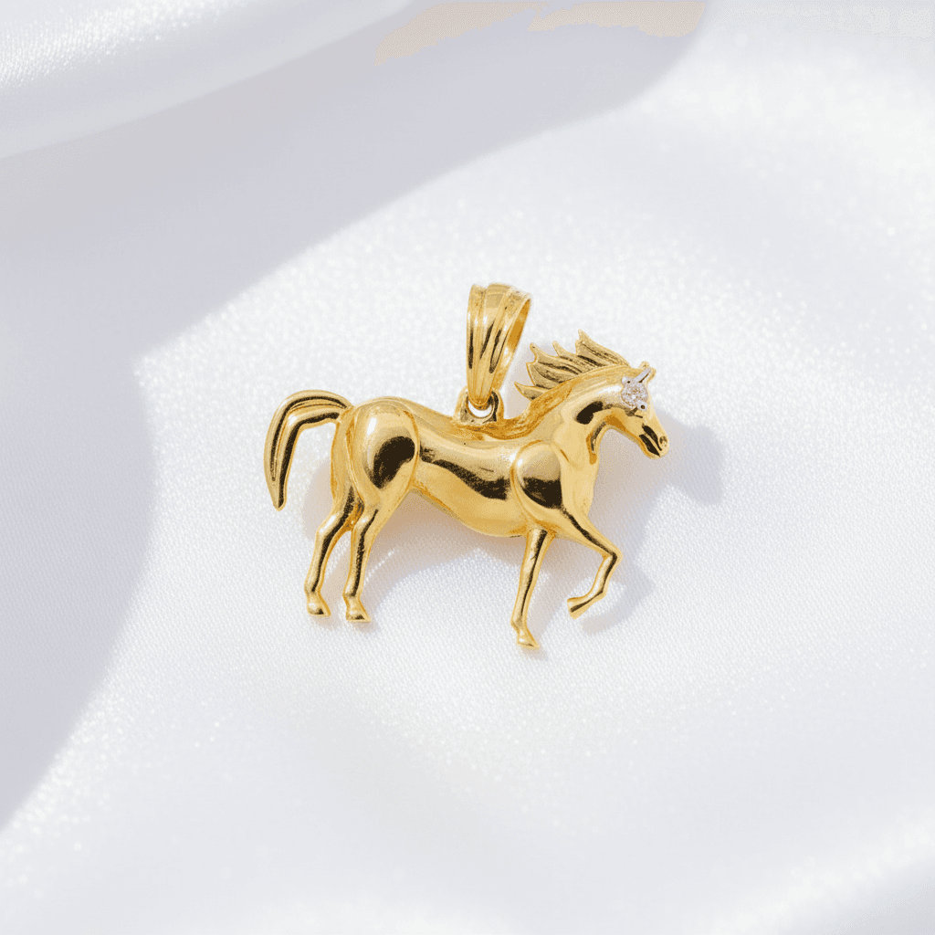 Horse Diamond Pendant — P0036