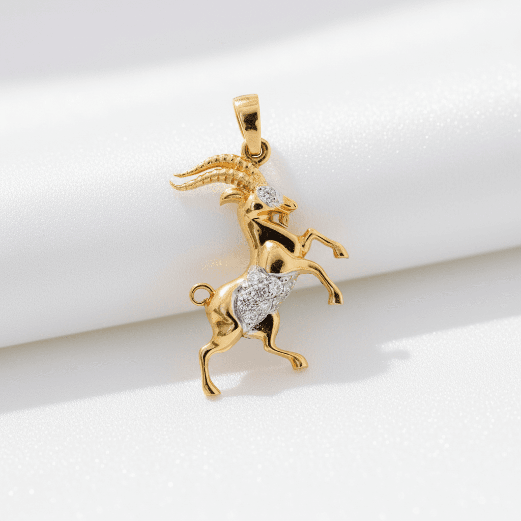 Goat Diamond Pendant — P0262