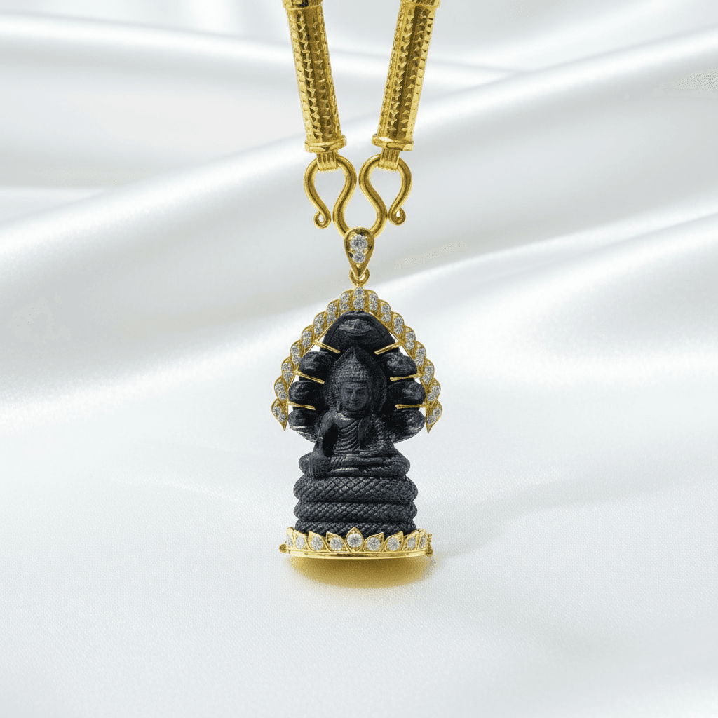 Buddha Naga Diamond Pendant — P0324