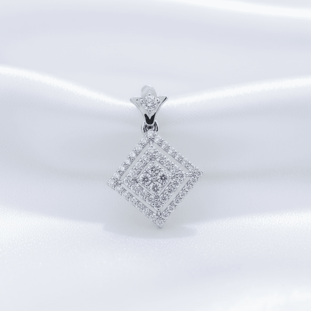Diamond Square Pendant — P07500