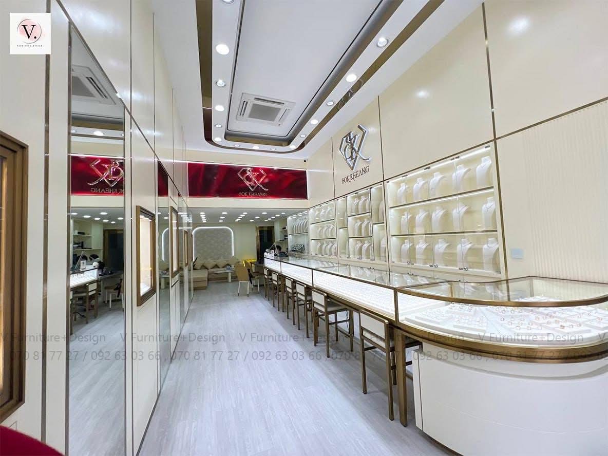 Inside the showroom