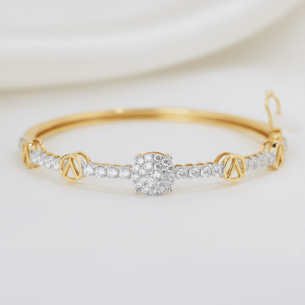 Flower Cluster Bangle