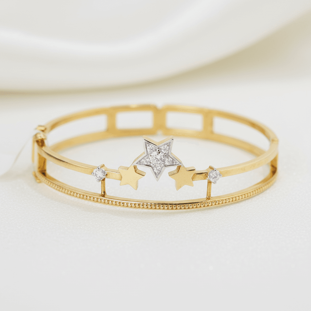 Star Diamond Bangle