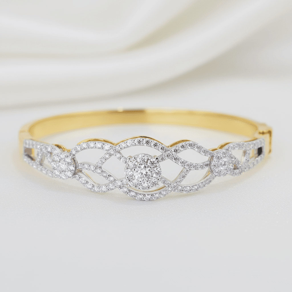 Slim Diamond Bangle
