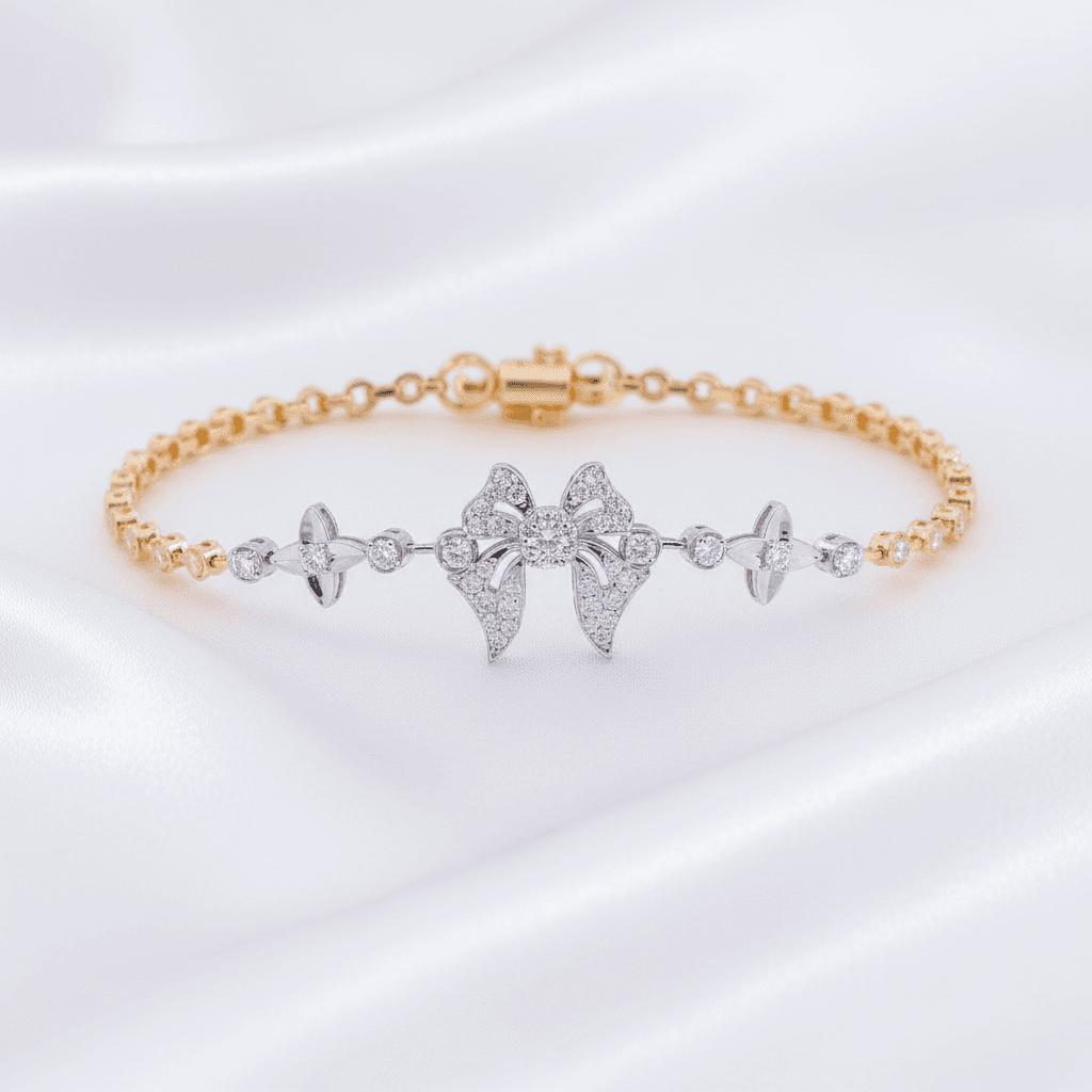 Fleur-de-lis Diamond Bracelet