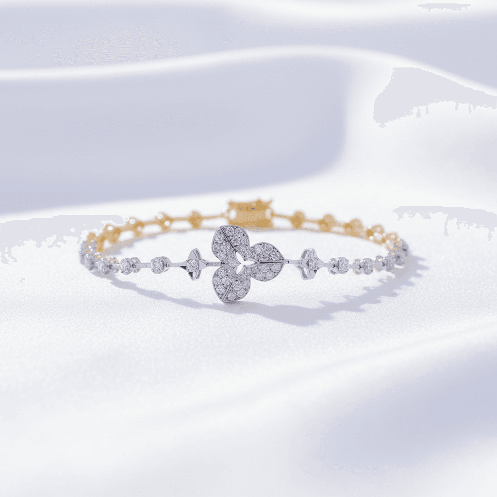 Clover Flower Diamond Bracelet
