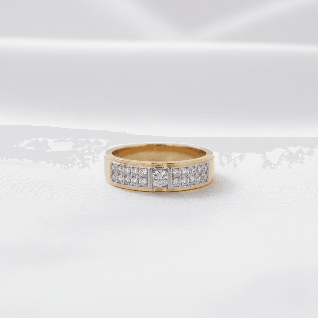 Men's Pave Diamond Band Ring
