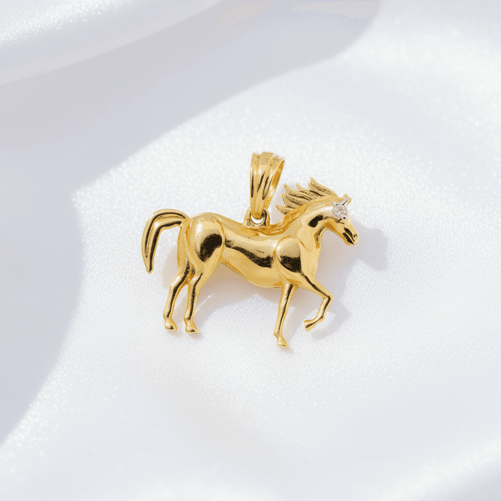 Horse Diamond Pendant