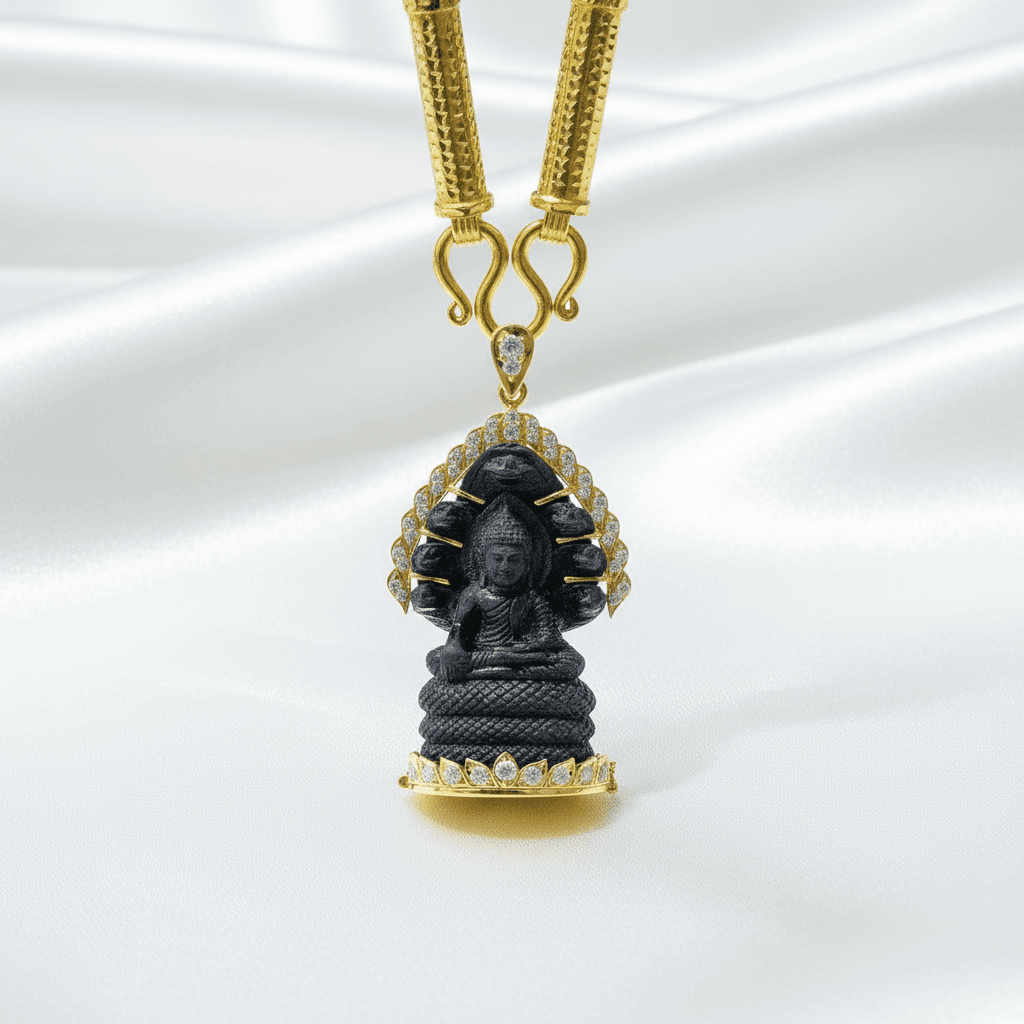 Buddha Naga Diamond Pendant