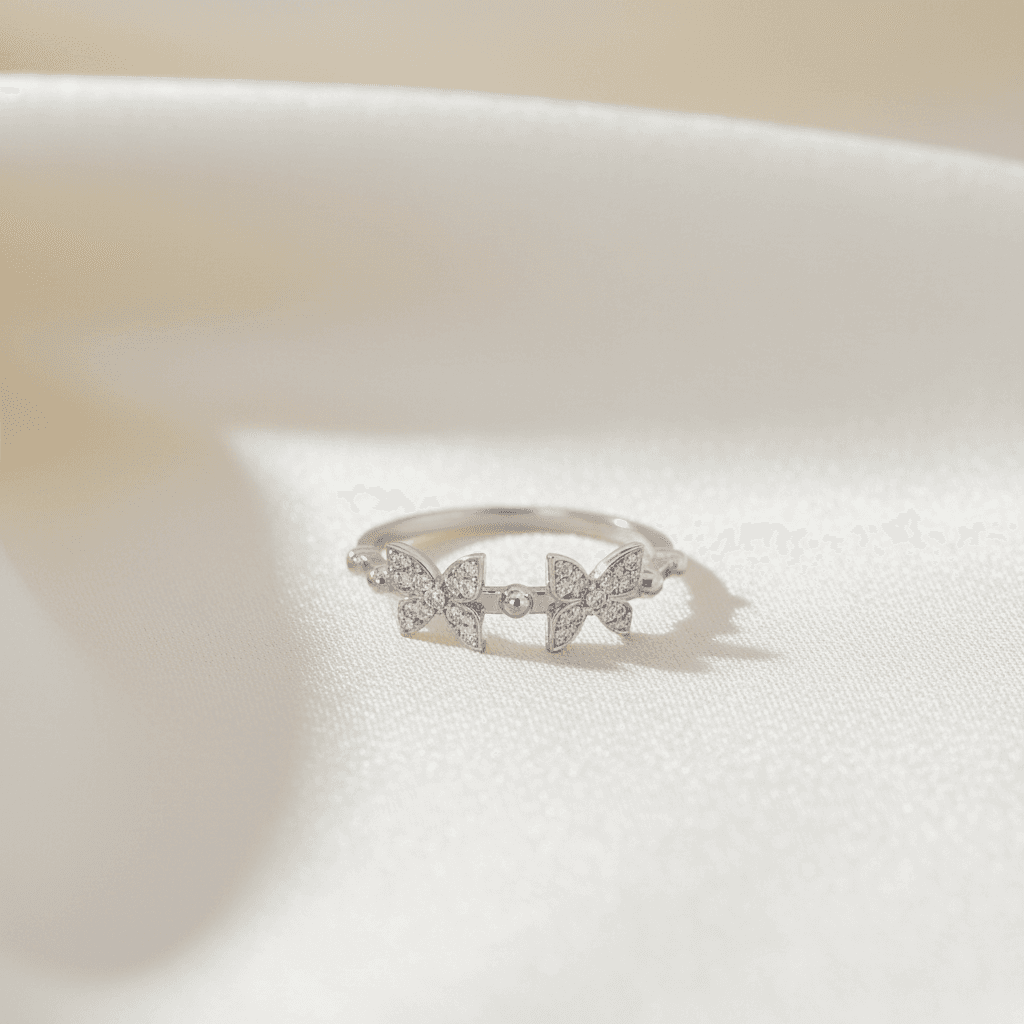 Butterfly Diamond Ring — RF0468