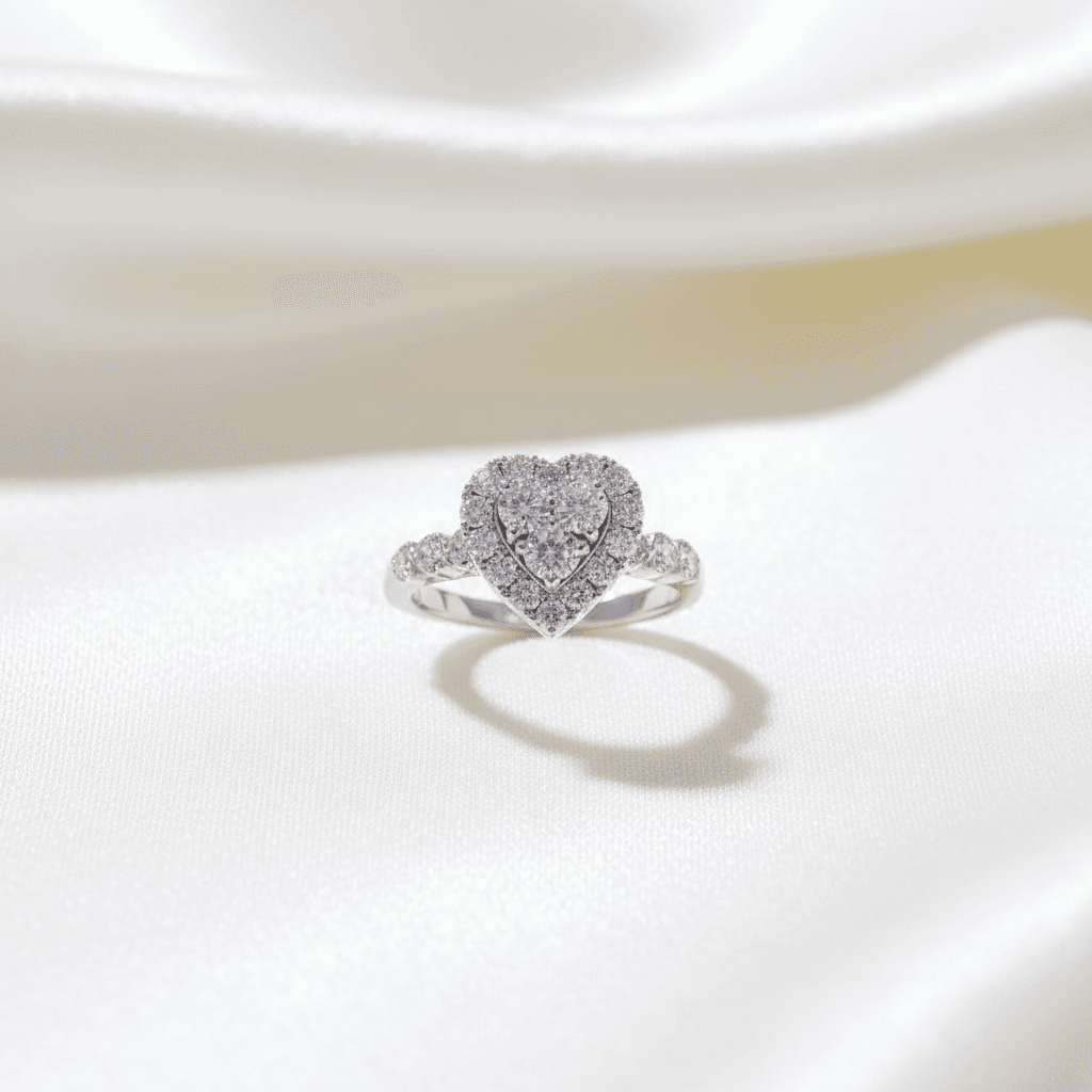 Heart Diamond Ring