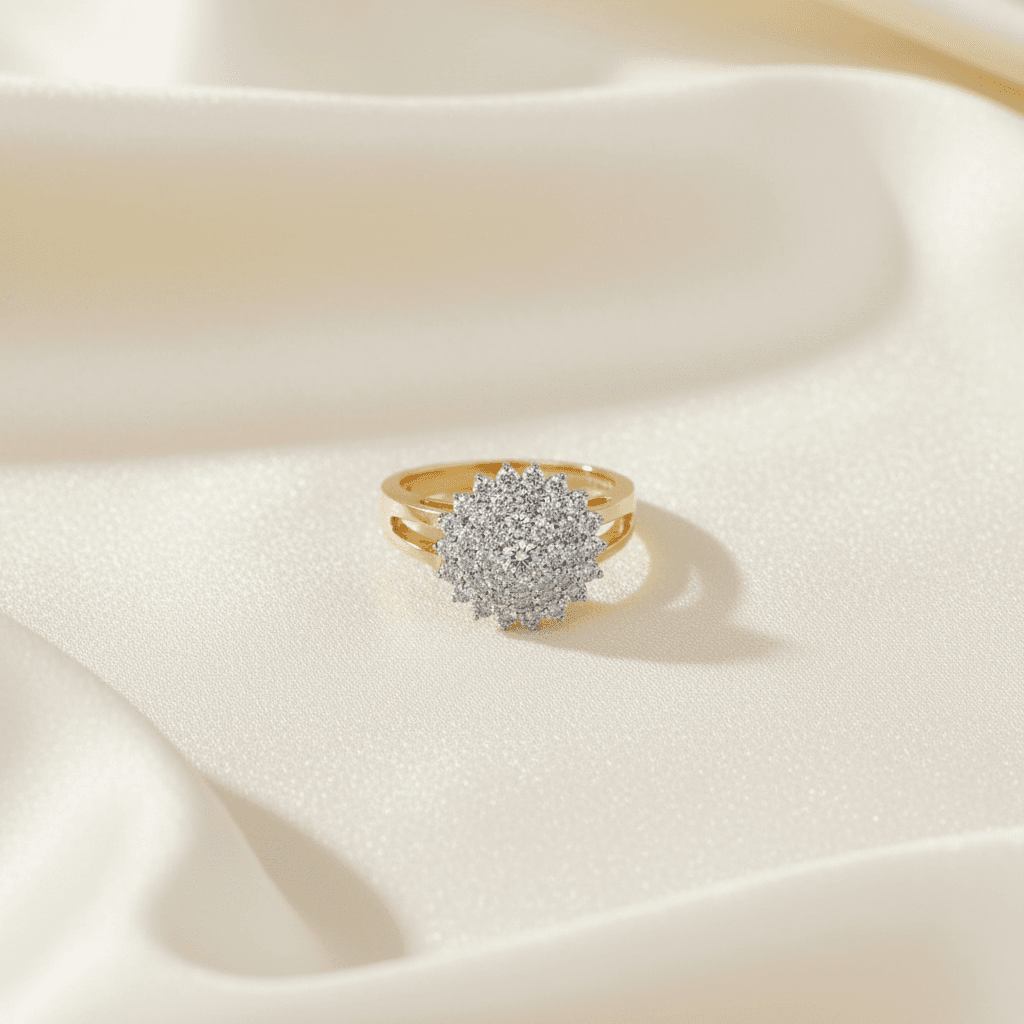 Starburst Cluster Diamond Ring — RF0572