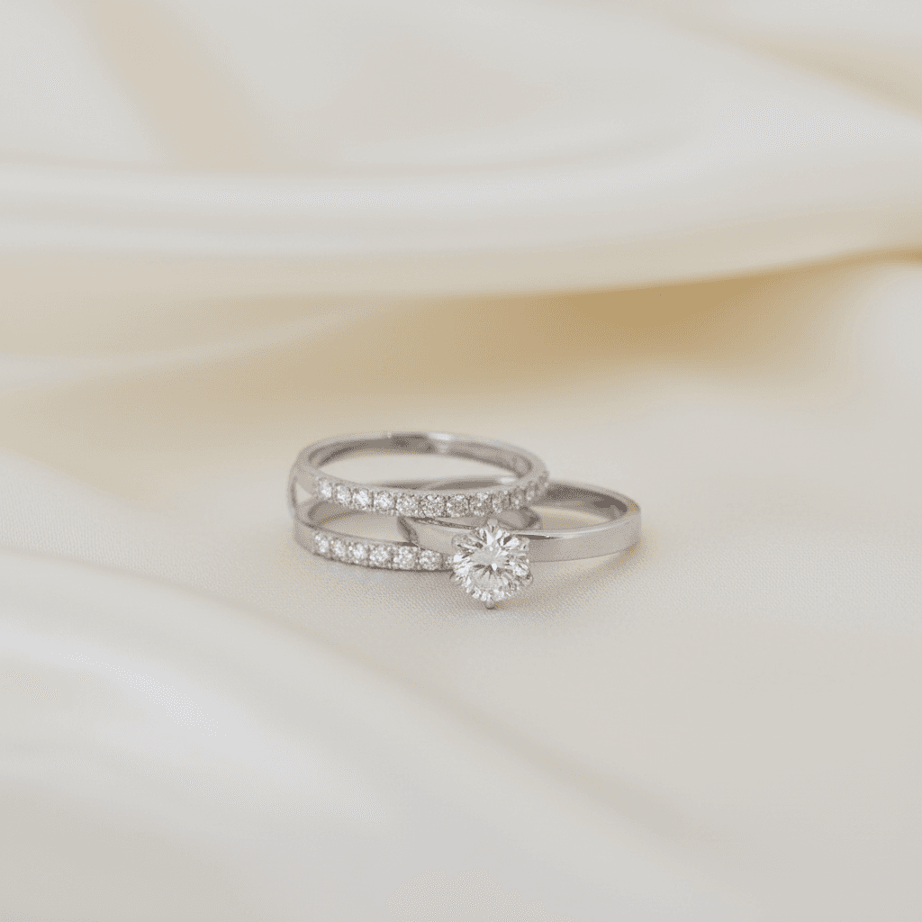 Bridal Set Solitaire Ring