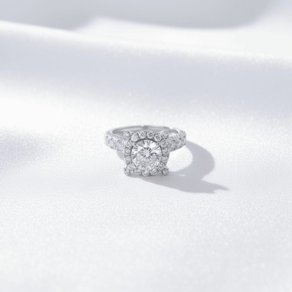 Double Halo Diamond Ring — RF0591