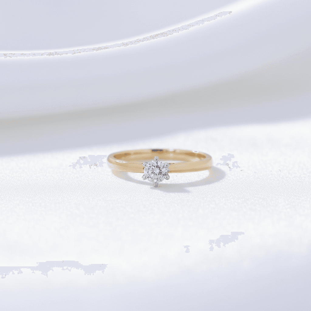 Classic Six Prong Solitaire Diamond Ring