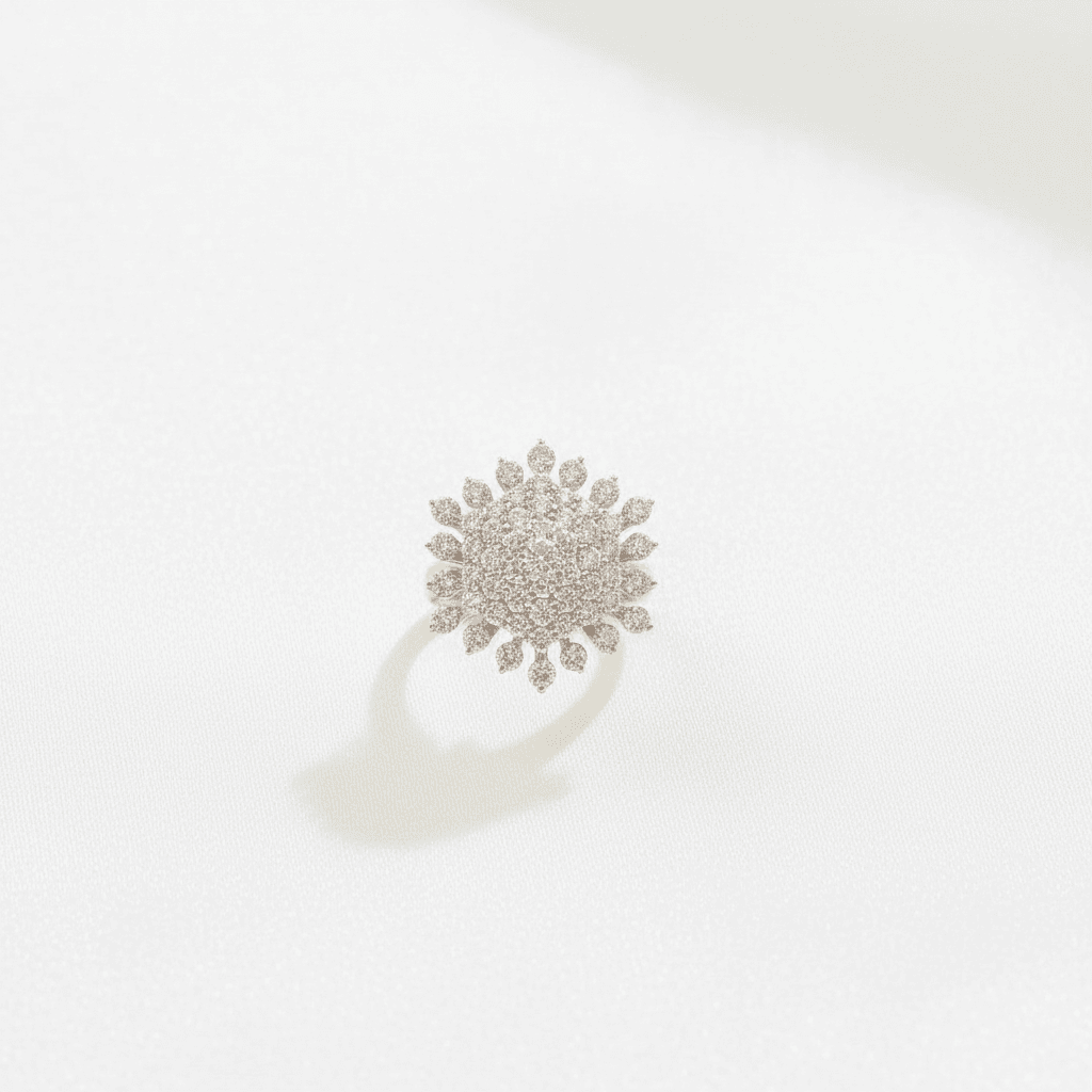 Sunburst Marquise Diamond Cocktail Ring — RF0642