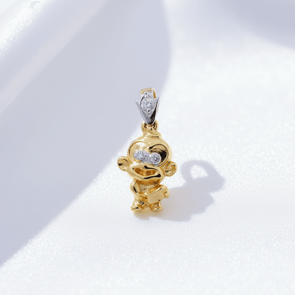 Monkey Diamond Pendant — P07440
